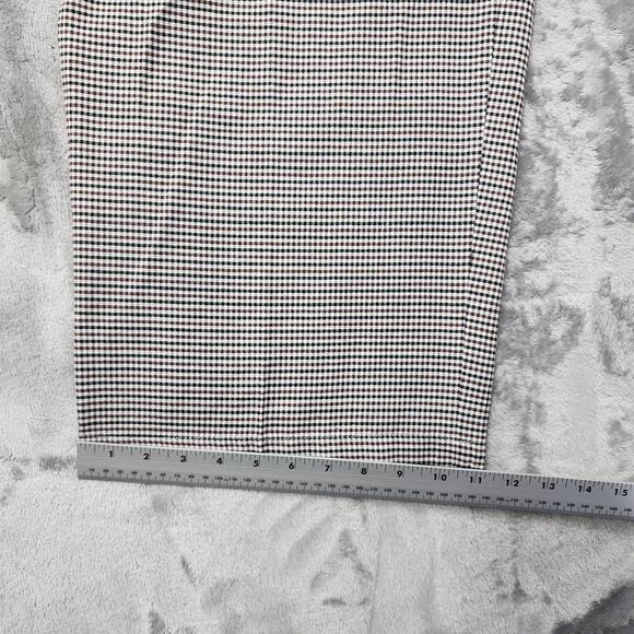 Shien Curve Pants Womens 4XL Black Brown Houndstooth High Rise Wide Leg Preppy - Picture 9 of 10